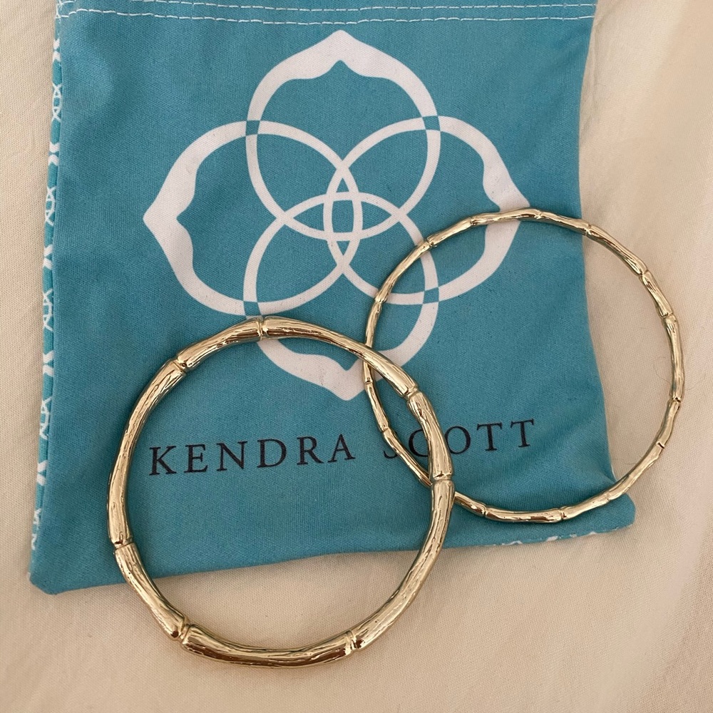 Kendra Scott Gold bangle set